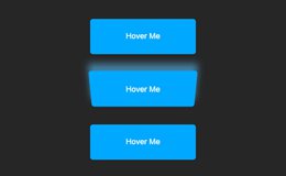 css3悬停按钮变形发光特效
