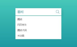 HTML5搜索输入框下拉列表代码