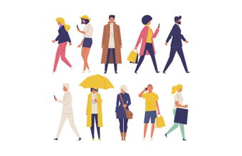 手绘各式各样的人物矢量素材(EPS/PNG)