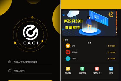 【站长亲测】区块链源码CAGI虚拟资产币投资分红理财创投源码+杠杆转账完整源码下载